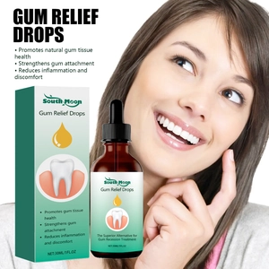 South moon gouttes de soin pour gencives 30ml, soin bucco-dentaire naturel pour gencives.