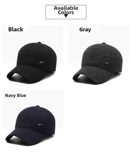 Detail of wool blend baseball cap showing thick knit texture and metallic K-logo detail