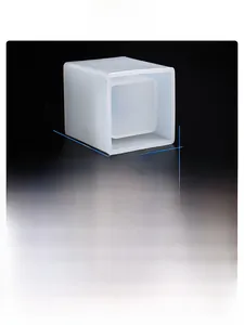 Detail view of silicone mold dimensions for square and cylindrical DIY pen holders