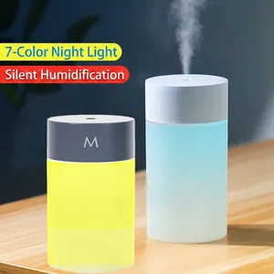 Portable USB Humidifier Desktop Air Purifier Nano Mist Silent Aroma Diffuser With Multi Color Night Light For Home Office Car