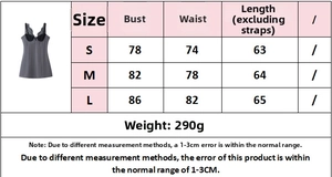 Tabla de tallas para vestido de encaje con medidas de busto, cintura y largo en cm