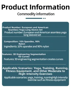 Détails de la composition du tissu 90% nylon et 10% élasthanne pour vêtements de yoga
