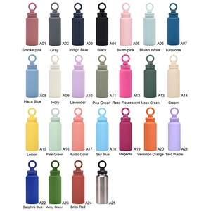 Insulated stainless steel 1L sports water bottle with magnetic phone holder in 25 colors