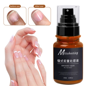 Liquide de Pré-traitement des Ongles Russe Soin des Ongles Professionnel Amollisseur de Cuticules Spray de Soin Manucure