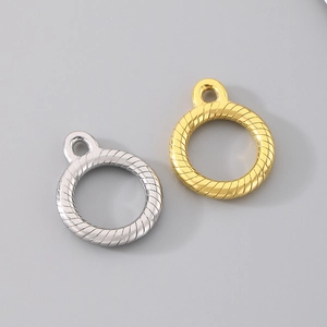 Vue détaillée de fermoirs à bascule OT or et argent pour colliers et bracelets DIY bijoux