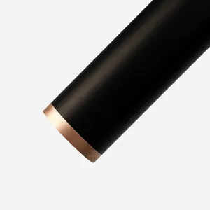 Waterproof jelly film flower wrapping paper with gold border and matte black finish
