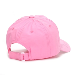 Rückansicht der rosa Einhorn-Baseballkappe für Mädchen mit verstellbarem Klettverschluss