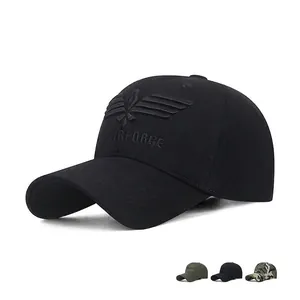 Casquette De Baseball En Coton Brodé US Airforce Ailes D'aigle Tactique Pare-soleil Sport De Plein Air Homme Ajustable