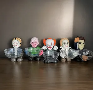 Set di ciotole portaoggetti dei personaggi horror per decorazioni di casa e Halloween