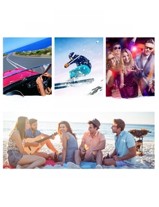 Foldable UV400 sunglasses for diverse scenarios including driving, skiing, and beach travel