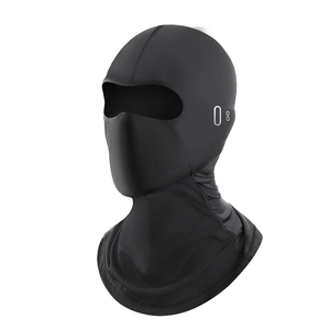 Balaclava Ice Satin Cooling Face Mask Sun Protection UPF50 Breathable Cycling Helmet Liner With Glasses Holes Outdoor