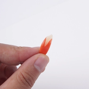 Miniature realistic apple slice resin model for dollhouse DIY craft decoration