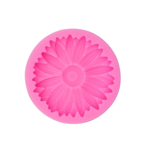 Roze zonnebloem siliconen mal voor fondant taart en chocolade DIY bakgereedschap