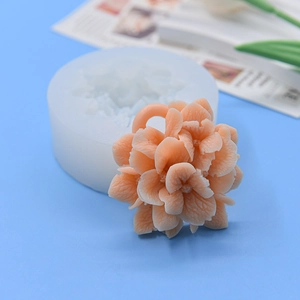 3D flower silicone mold for DIY cake mousse baking and handmade aromatherapy soap candle