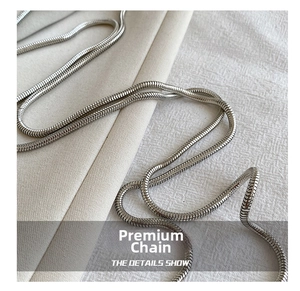 Macro close-up of high-density silver snake chain with polished metal weave texture