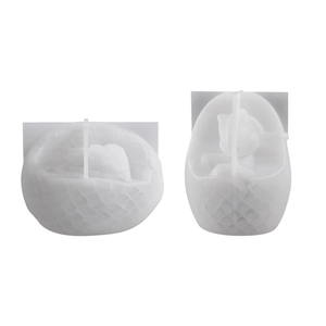 3D dragon egg silicone molds for DIY resin casting and handmade candle making