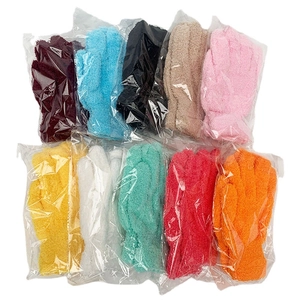 Warm winter knit gloves for men and women available in ten vibrant candy colors
