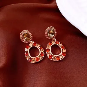 Orecchini Pendenti Geometrici Retro Con Perno In Argento Gioielli Di Lusso Vintage Per Donna