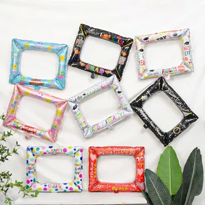 Inflatable foil photo frame balloons for birthday graduation and party decorations