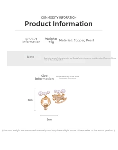 Size guide for horse pendant earrings showing 3cm height and 2cm width dimensions