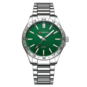 Men Quartz Wristwatch With Alloy Case And Stainless Steel Band Waterproof Luminous Business Casual Fashion Watch