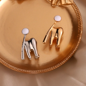 Creatieve Tand Mondspiegel Broche Pin Goud Zilver Legering Verguld Tandarts Medisch Cadeau Voor Overhemden Jassen Unisex Sieraden