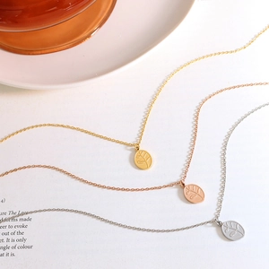 Elegant gold, silver, and rose gold leaf pendant necklaces in vintage style