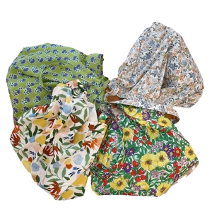 Floral cotton tote bags in various vintage patterns for women stylish shoulder bags