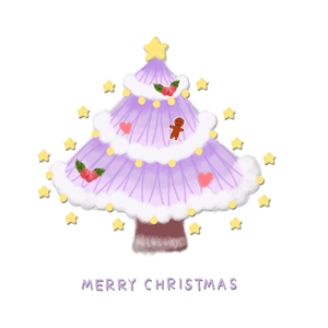 Sticker de fenêtre sapin de Noël rose avec inscription Merry Christmas et étoiles
