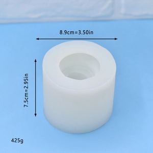 Magic hat shape silicone mold for DIY candles and soap, 8.9cm diameter and 7.5cm height