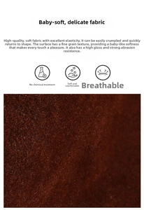 Macro view of brown suede material showing soft texture and breathable fabric detail