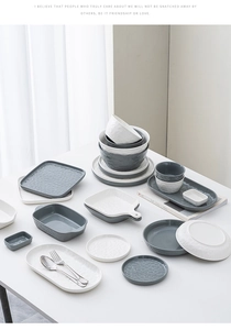 Macro view of French ceramic tableware with water ripple texture and minimalist design