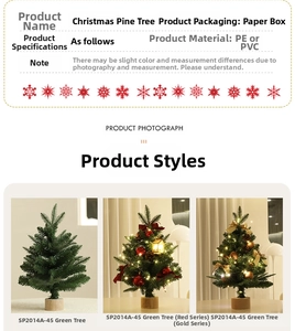 Detailed view of mini flocked Christmas tree with pine cones and a rustic wooden base