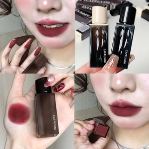 Velvet Matte Lip Glaze Long Lasting Waterproof Non Stick Cup Amber Series Makeup Liquid Lipstick For Women