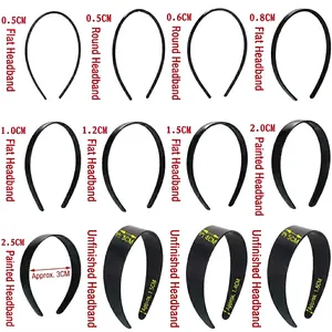 Headbands Hair Hoops Plastic Metal DIY Craft Bases Toothed Wave Plain Multi Styles Hair Accessories