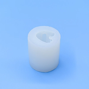 Translucent silicone bear candle mold for DIY soap and heart shaped plaster crafts
