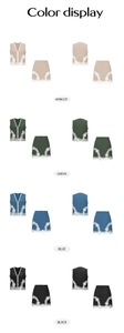 Options de couleurs de gilets sans manches et jupes avec broderie florale blanche