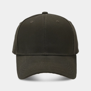 Detail showing high-density cotton twill fabric and embroidery eyelets on a baseball cap