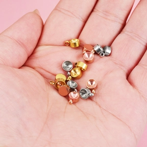 RVS hangerhouders in goud zilver en roségoud voor geboortestenen en DIY sieraden