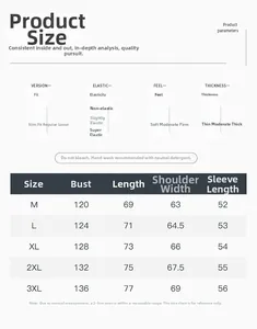 Detailed size chart for vintage embroidered leather jacket ranging from size M to 3XL