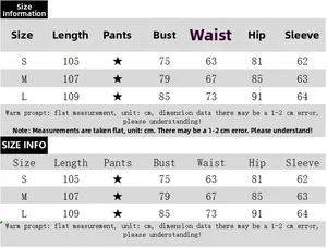 Size chart table showing measurements for long sleeve slim fit polo dress in cm