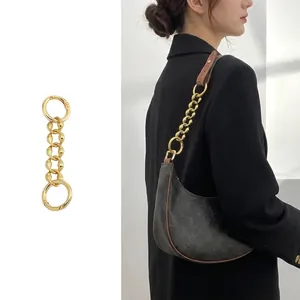 Alloy Metal Bag Extension Chain Replacement Shoulder Strap Decoration For Underarm Bags Handbags
