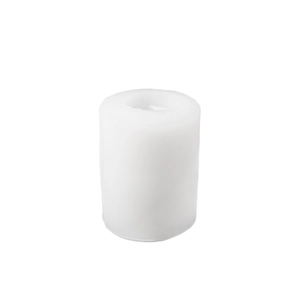 Stampo cilindrico in silicone bianco per candele Buddha e artigianato fai-da-te