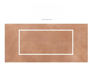Detailed view of the premium frosted PU leather material showing delicate and scratch-resistant texture.