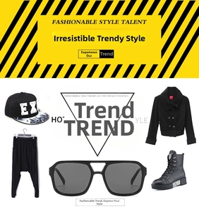 Detail of square vintage sunglasses with black frames and UV protection in trendy street style