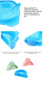Detailopname van duurzame plastic dumplingvorm met stevige gewrichten en zijhandgrepen