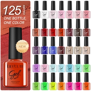 Professional Soak Off UV LED Nail Gel Polish For Manicure High Pigment Long Lasting Varnish Colorful Nail Art Supplies For Women Salon
