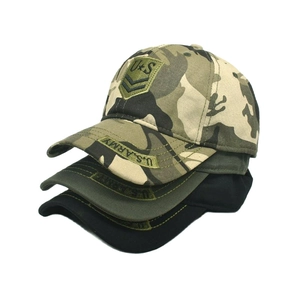 Casquettes de baseball U.S. ARMY en coton camouflage et uni pour plein air et rando