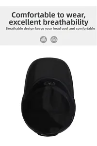 Internal view of tactical camo cap showing reinforced stitching and breathable mesh design