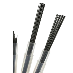 Three tubes of 2B resin pencil lead refills for mechanical pencils on white background